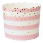 Sophistiplate Simply Baked 5 oz. Blue Confetti Baking Cup - 120/Pack Sophistiplate Simply Baked 5 oz. Blue Confetti Baking Cup - 120/Pack