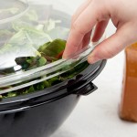 Fineline 5160-L Super Bowl Clear PET Plastic Dome Lid for 160 oz. Bowls - 5/Pack Fineline 5160-L Super Bowl Clear PET Plastic Dome Lid for 160 oz. Bowls - 5/Pack