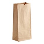 Choice Heavy Duty 25 lb. Heavy-Duty Natural Kraft Paper Bag - 400/Case Choice Heavy Duty 25 lb. Heavy-Duty Natural Kraft Paper Bag - 400/Case