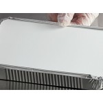 Choice 1.5 lb. Shallow Oblong Foil Take-Out Container with Board Lid - 50/Pack Choice 1.5 lb. Shallow Oblong Foil Take-Out Container with Board Lid - 50/Pack