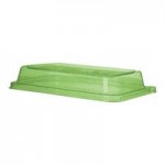 Eco-Products Veridian 16 oz. Compostable Round Green PLA Plastic Deli Container - 500/Case