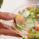 Choice TamperSafe 16 oz. Tamper-Resistant, Tamper-Evident Clear PET Plastic Bowl with Hinged Dome Lid - 240/Case Choice TamperSafe 16 oz. Tamper-Resistant, Tamper-Evident Clear PET Plastic Bowl with Hinged Dome Lid - 240/Case