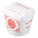 Fold-Pak SmartServ 26SSPRINTM Printed Chinese / Asian 26 oz. Microwavable Paper Take-Out Container - 500/Case