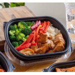 Pactiv MealMaster 32 oz. Black Rectangle Container - 252/Case Pactiv MealMaster 32 oz. Black Rectangle Container - 252/Case