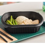 Pactiv MealMaster 32 oz. Black Rectangle Container - 252/Case Pactiv MealMaster 32 oz. Black Rectangle Container - 252/Case