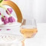 Posh Setting 12 oz. Clear Plastic Stemless Diamond Wine Glass - 48/Case