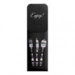 Dinex White Paper Cutlery Caddy with Napkin - 600/Case Dinex White Paper Cutlery Caddy with Napkin - 600/Case