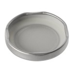 Acopa Silver Milk Bottle Lid - 12/Pack Acopa Silver Milk Bottle Lid - 12/Pack