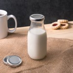 Acopa Silver Milk Bottle Lid - 12/Pack Acopa Silver Milk Bottle Lid - 12/Pack