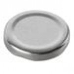 Acopa Silver Milk Bottle Lid - 12/Pack Acopa Silver Milk Bottle Lid - 12/Pack