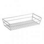 American Metalcraft GCRC1362 Chrome Grid Rectangular Basket - 13
