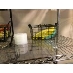 American Metalcraft RBHB975 Black Tabletop Market Basket - 9