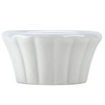 Hall China from Steelite International HL8280ABWA Bright White 1 oz. Flared China Ramekin - 72/Case