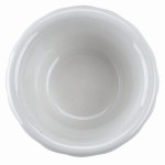 Hall China from Steelite International HL8280ABWA Bright White 1 oz. Flared China Ramekin - 72/Case