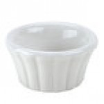 Hall China from Steelite International HL8280ABWA Bright White 1 oz. Flared China Ramekin - 72/Case