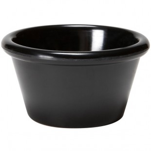 GET S-630-BK 3 oz. Black Smooth Melamine Ramekin - 48/Case GET S-630-BK 3 oz. Black Smooth Melamine Ramekin - 48/Case