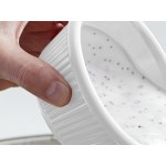 Acopa 6 oz. White Fluted Melamine Ramekin - 12/Case