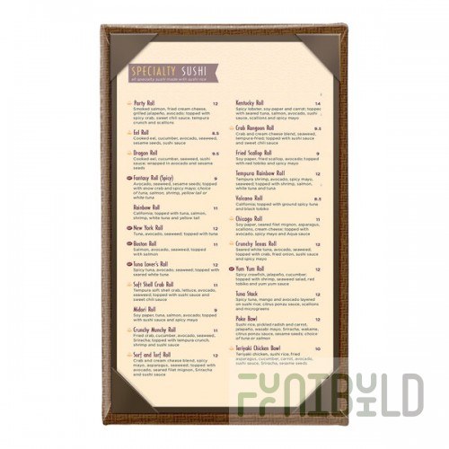 Menu Solutions WK110A Water Street Wicker 5 1/2