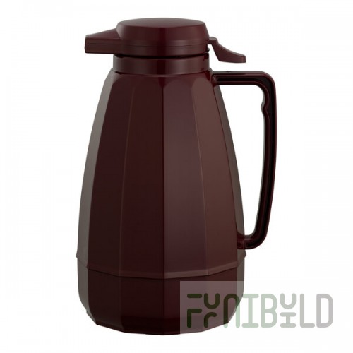 Service Ideas New Generation 33.8 oz. Burgundy ABS Plastic Insulated Coffee Carafe / Server NG101BU