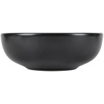 Hall China from Steelite International HL305590AFCA Foundry 38 oz. Black China Medium Bistro Bowl - 12/Case