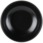Hall China from Steelite International HL305590AFCA Foundry 38 oz. Black China Medium Bistro Bowl - 12/Case