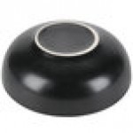 Hall China from Steelite International HL305590AFCA Foundry 38 oz. Black China Medium Bistro Bowl - 12/Case