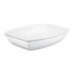 TableCraft CW3190W 10.5 Qt. White Cast Aluminum Oblong Salad Bowl TableCraft CW3190W 10.5 Qt. White Cast Aluminum Oblong Salad Bowl