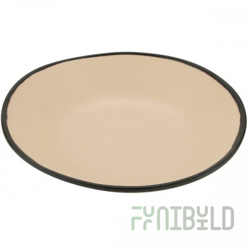 GET B-420-MA Pottery Market 1.3 Qt. Matte Manila Melamine Salad / Pasta Bowl - 12/Pack