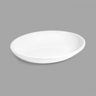 Delfin from Steelite International DFBOV13112ME020 Metro White 72 oz. Oval Melamine Bowl Delfin from Steelite International DFBOV13112ME020 Metro White 72 oz. Oval Melamine Bowl