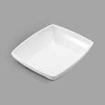 Delfin from Steelite International DFBOV13112ME020 Metro White 72 oz. Oval Melamine Bowl