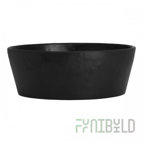 Creations Cali from Steelite International 9.5 oz. Black Melamine Round Bowl - 12/Pack
