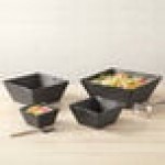 American Metalcraft 58 oz. Square Walnut Melamine Bowl