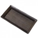American Metalcraft 58 oz. Square Walnut Melamine Bowl