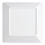 Acopa Rittenhouse 215 oz. Square White Melamine Bowl - 6/Case