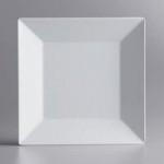 Acopa Rittenhouse 215 oz. Square White Melamine Bowl - 6/Case