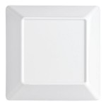 Acopa Rittenhouse 215 oz. Square White Melamine Bowl - 6/Case