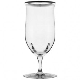 10 Strawberry Street Windsor 16 oz. Silver Band Water Goblet - 4/Pack 10 Strawberry Street Windsor 16 oz. Silver Band Water Goblet - 4/Pack