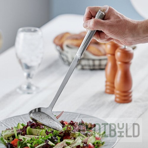Choice 1 oz. Hollow Stainless Steel Handle Pour Spout Ladle