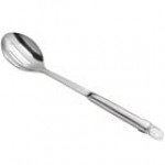 Choice 1 oz. Hollow Stainless Steel Handle Pour Spout Ladle