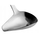 Choice 1 oz. Hollow Stainless Steel Handle Pour Spout Ladle