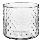Acopa 12.5 oz. Hobnail Cylindrical Glass Votive Candle Holder - 12/Case Acopa 12.5 oz. Hobnail Cylindrical Glass Votive Candle Holder - 12/Case
