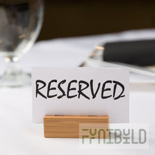 Cal-Mil 1543-60 Bamboo Cardholder Base