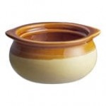 Acopa 12 oz. Ivory (American White) Stoneware Onion Soup Crock / Bowl - 24/Case