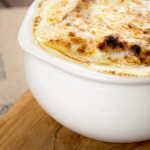 Acopa 12 oz. Ivory (American White) Stoneware Onion Soup Crock / Bowl - 24/Case