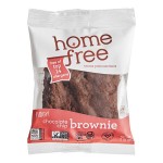 Homefree Individually Wrapped Vegan Gluten-Free Chocolate Chip Brownie 2 oz. - 24/Case