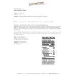 Homefree Individually Wrapped Vegan Gluten-Free Chocolate Chip Brownie 2 oz. - 24/Case