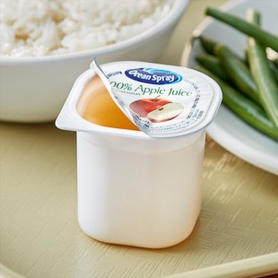 Ocean Spray Apple Juice Cups 4 fl. oz. - 48/Case Ocean Spray Apple Juice Cups 4 fl. oz. - 48/Case