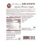 Monin Premium Spiced Brown Sugar Flavoring Syrup 750 mL