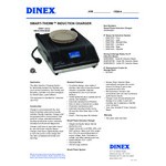 Dinex DX821044 Graphite Gray Induction Base for Smart.Therm STS II and Turbo-Temp Induction Chargers - 12/Case