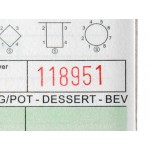 Choice 1 Part Green and White Guest Check with Beverage Lines and Bottom Guest Receipt - 50/Case Choice 1 Part Green and White Guest Check with Beverage Lines and Bottom Guest Receipt - 50/Case
